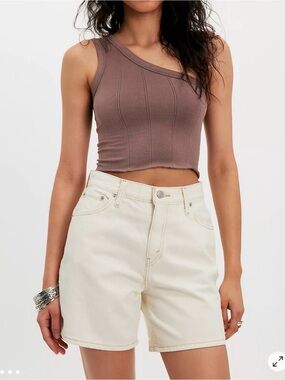 Levis High Rise Baggy Shorts